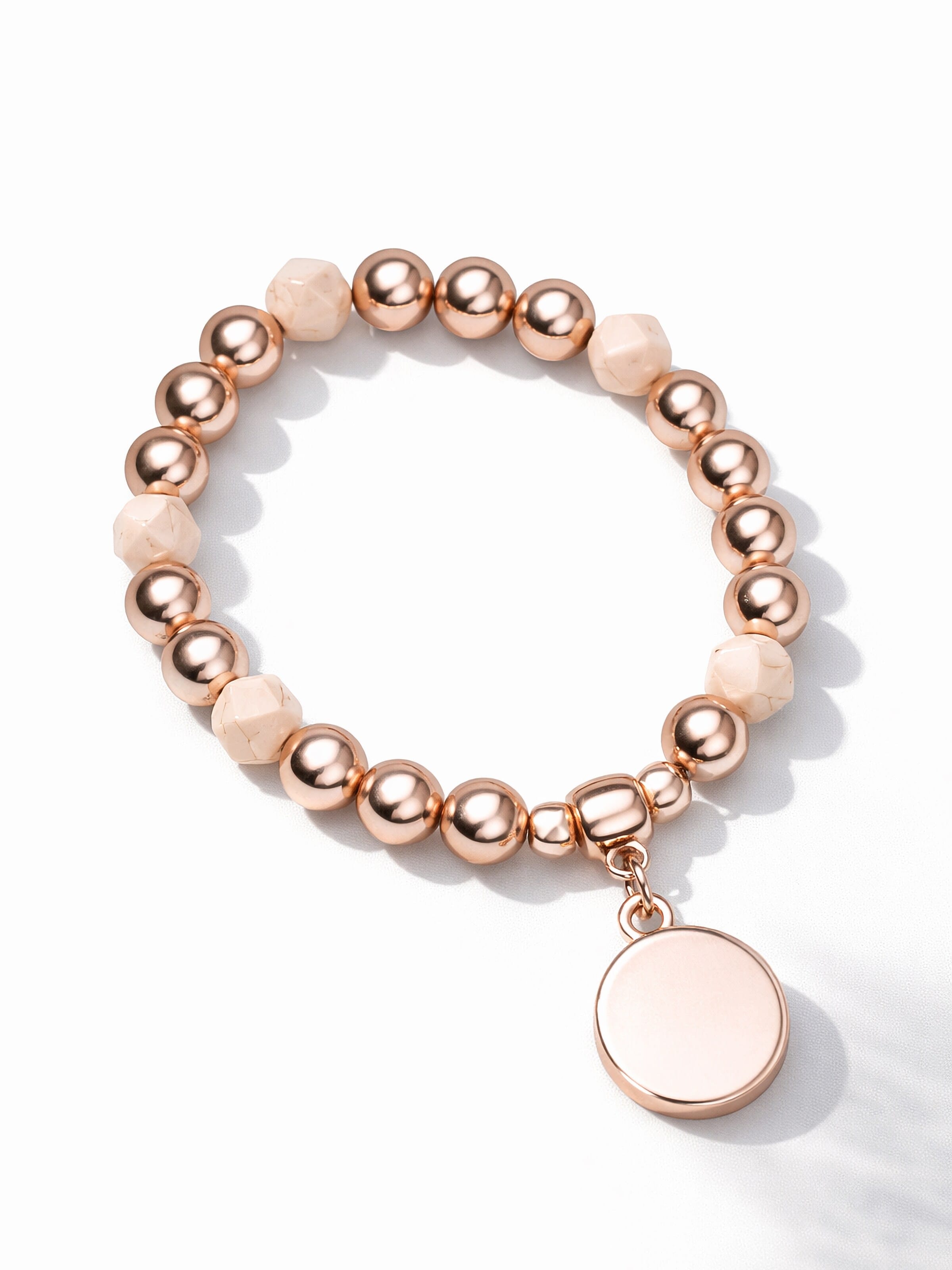 COLLEZIONE ALESSANDRO Armband 'Marble'‌‌‌ in Pink