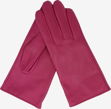 HUGO Vingerhandschoenen 'Beggy' in Roze