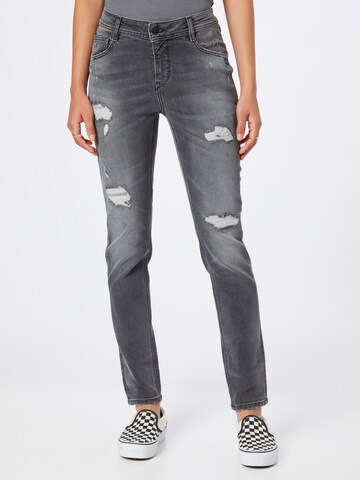 Slimfit Jeans 'AMELIE' di Gang in grigio: frontale
