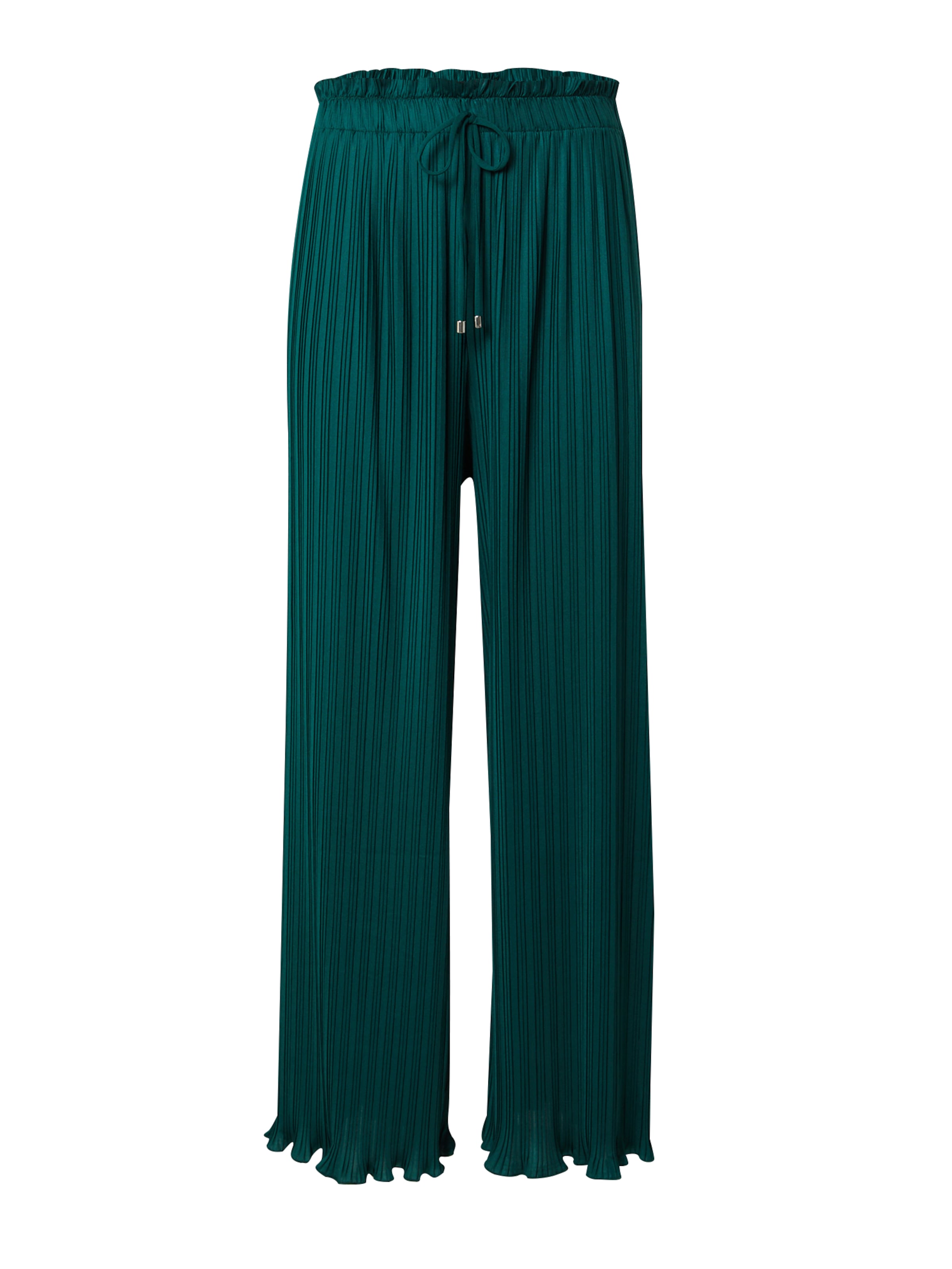 ABOUT YOU Loose fit Trousers 'Letizia' in Green: front