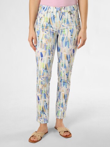 Anna Montana Slim fit Pants ' Angelika ' in Mixed colors: front