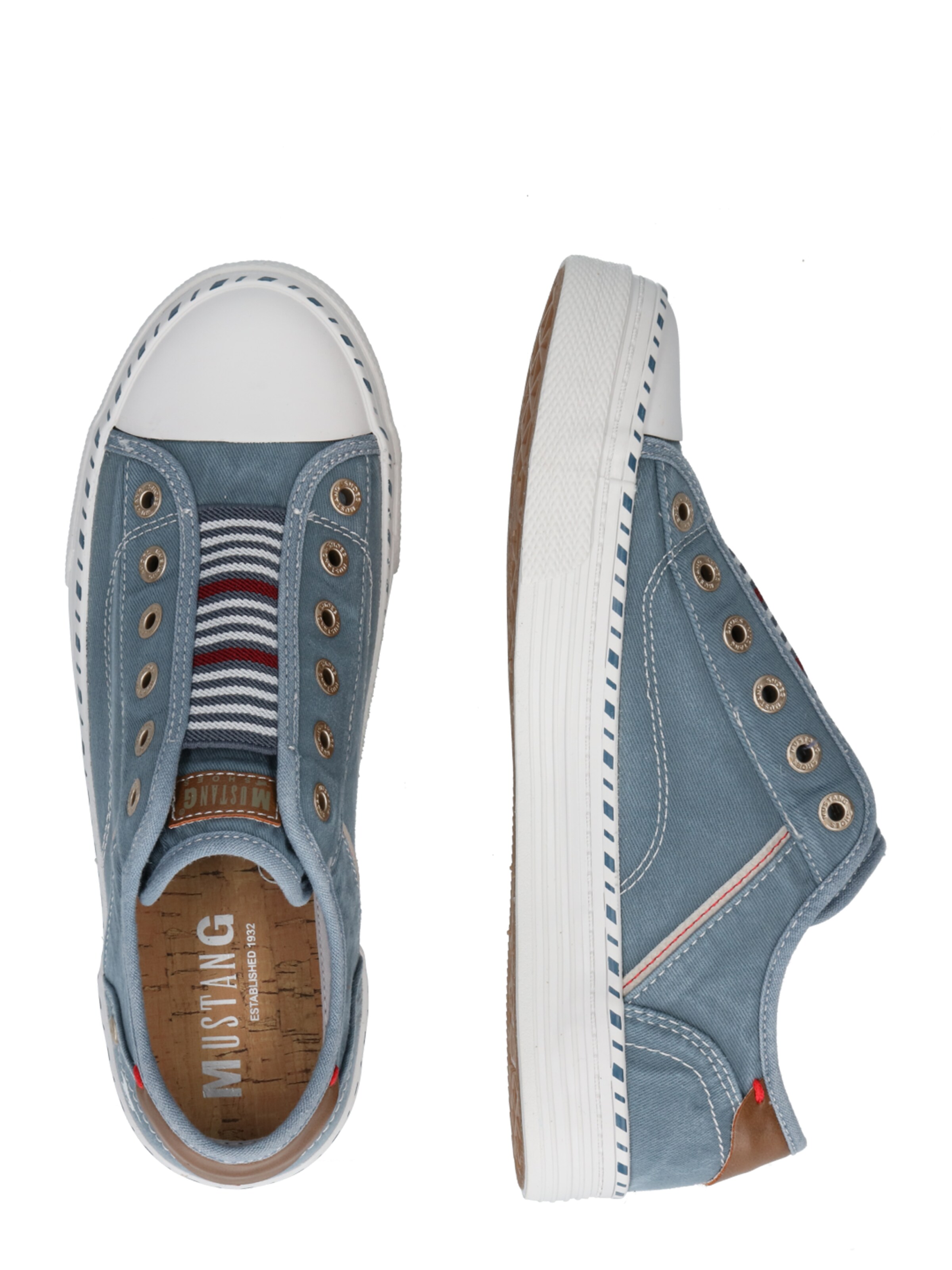 MUSTANG Belebújós cipők - kék