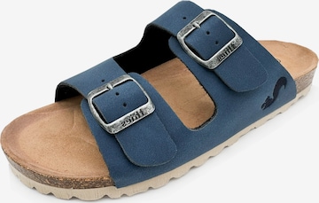 thies Pantolette 'Eco Bio Sandal' in Blau: Vorderseite