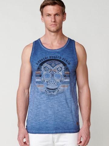 KOROSHI Shirt in Blue: front