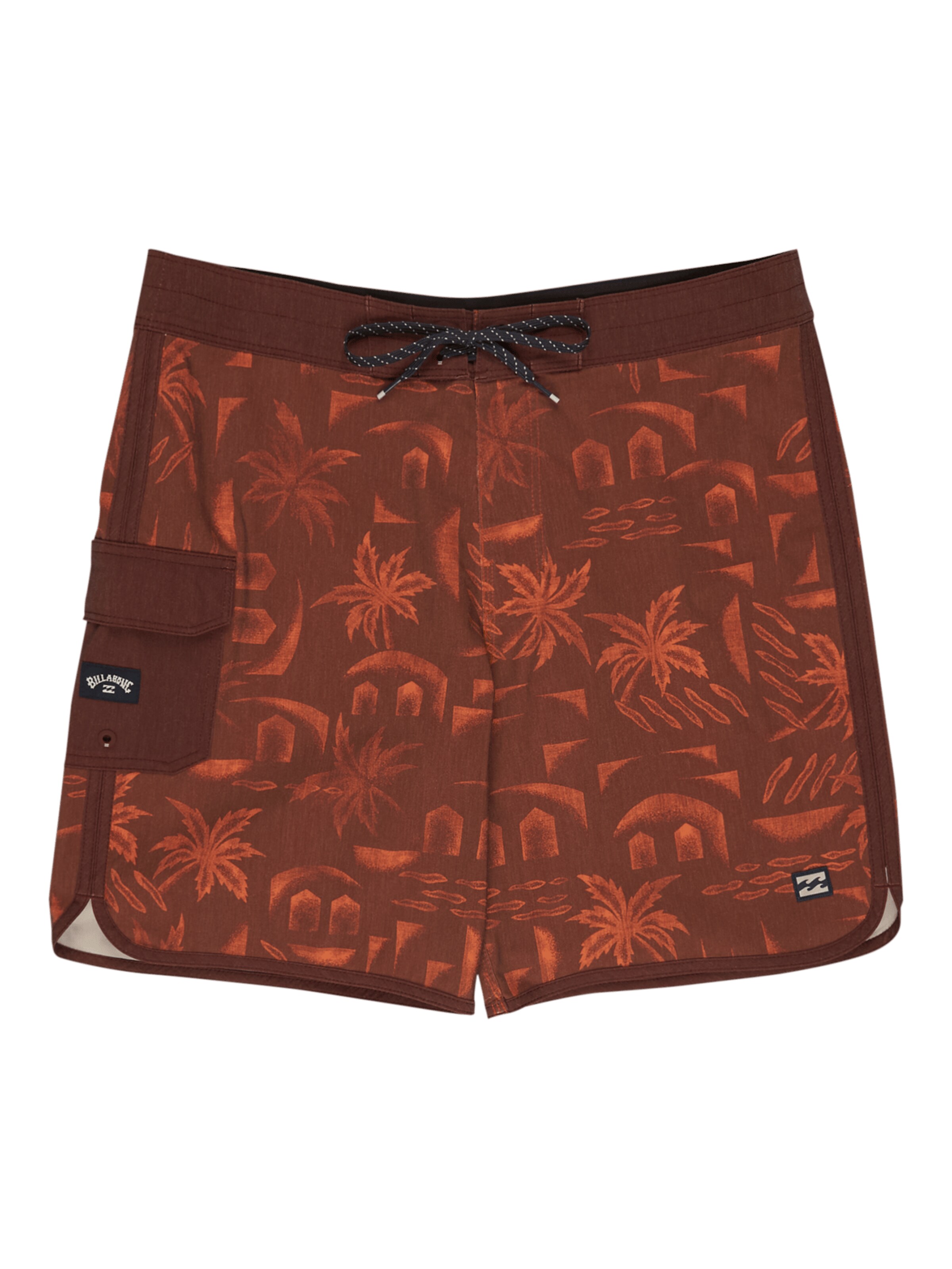 BILLABONG Swimming Trunks '73 Pro' in Red: front