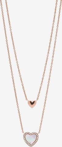 FOSSIL Necklace 'Hearts To You' in Gold: front