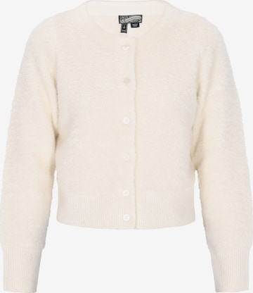 balts DreiMaster Vintage Adīta jaka: no priekšpuses