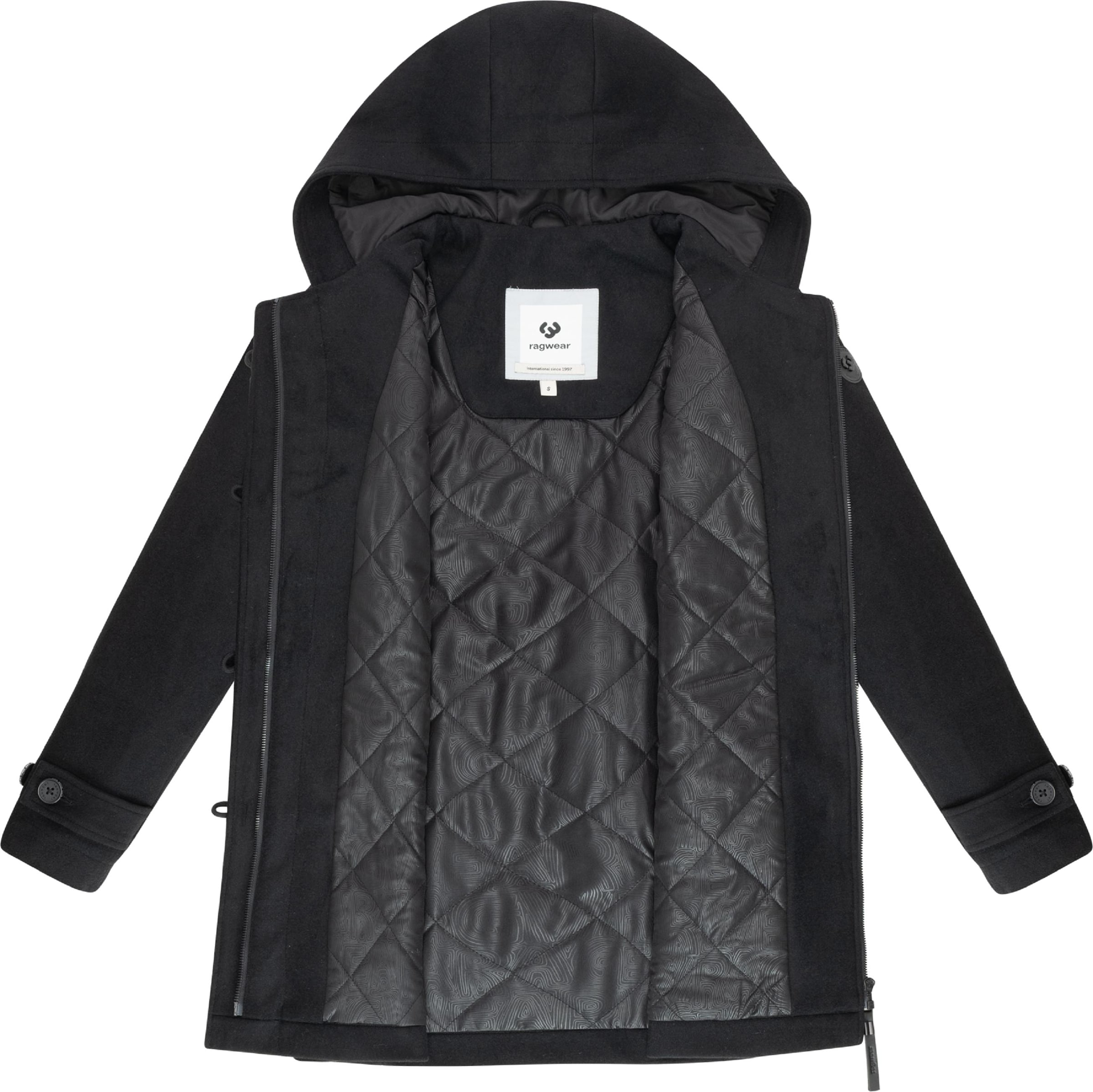 Ragwear Winter coat 'Duffina Youmodo' in Black