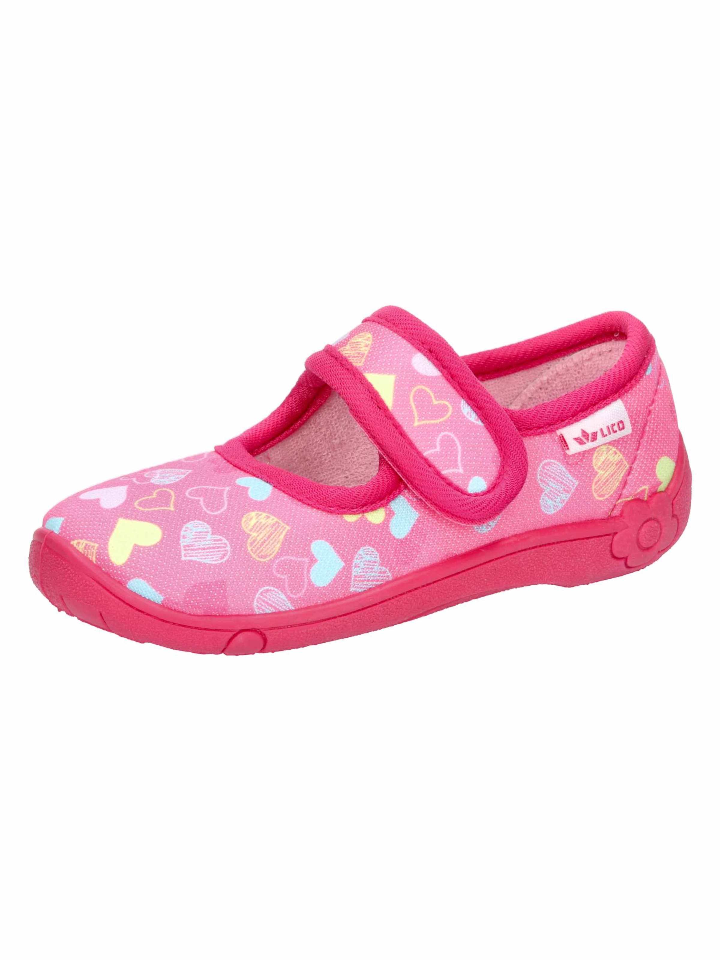 LICO Slippers 'Cookie' in Pink: front