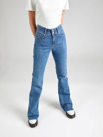 REPLAY Flared Jeans 'NEWLUZ' in Blauw: voorkant