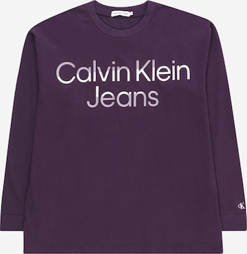 Calvin Klein Jeans Tričko 'HERO' – fialová: přední strana