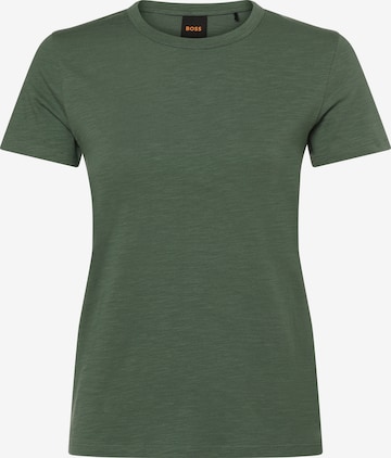 BOSS Orange Shirt 'C_Esla' in Green: front