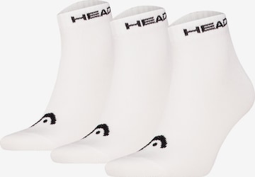 Chaussettes HEAD en blanc : devant