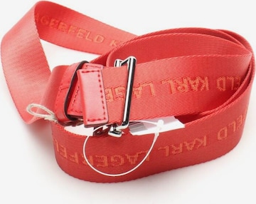 Karl Lagerfeld Belt in XL in Red: front