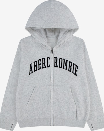 Abercrombie & Fitch Bluza rozpinana w kolorze szary: przód