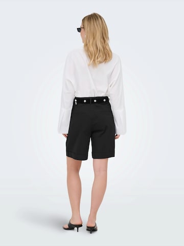 ONLY Loosefit Παντελόνι πλισέ 'ONLROSALIE' σε μαύρο