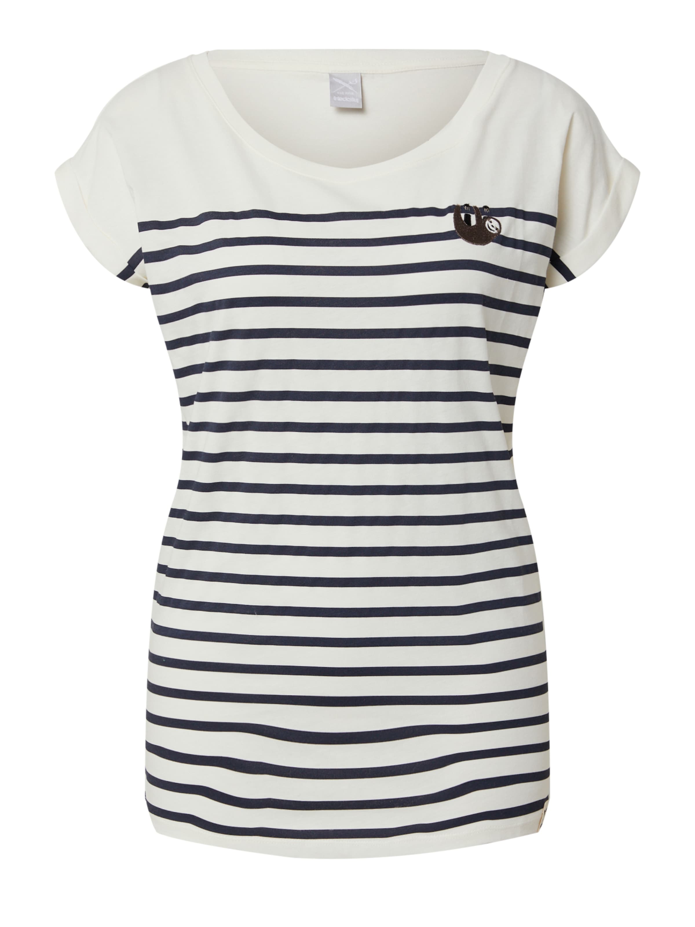 Iriedaily T-shirt 'Slothy' i vit: framsida