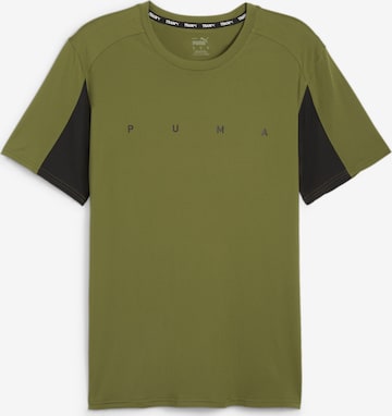 T-Shirt fonctionnel 'Cloudspun' PUMA en vert : devant