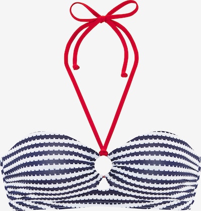 s.Oliver Bikini gornji dio veličine 70/A/B u mornarsko plava / tamno crvena / bijela, Pregled proizvoda
