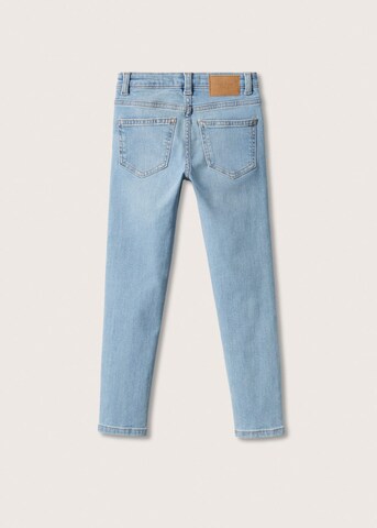 MANGO KIDS Skinny Jeansy w kolorze niebieski