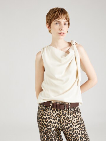modström - Blusa 'Katja' en beige: frente
