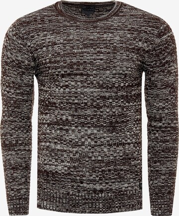 Rusty Neal Pullover in Braun: predná strana