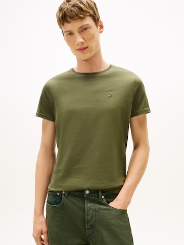 Tommy Jeans - Camiseta en verde: frente