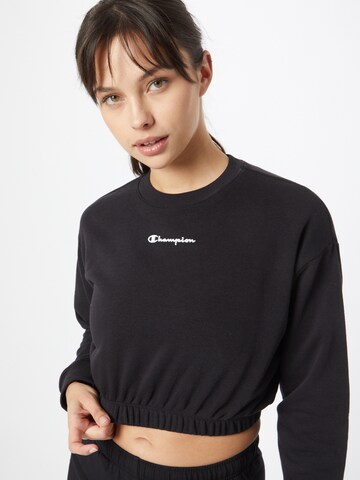 Champion Authentic Athletic Apparel Athletic Sweatshirt in Black