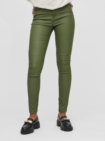 VILA Skinny Jeans 'Commit' in Green: front