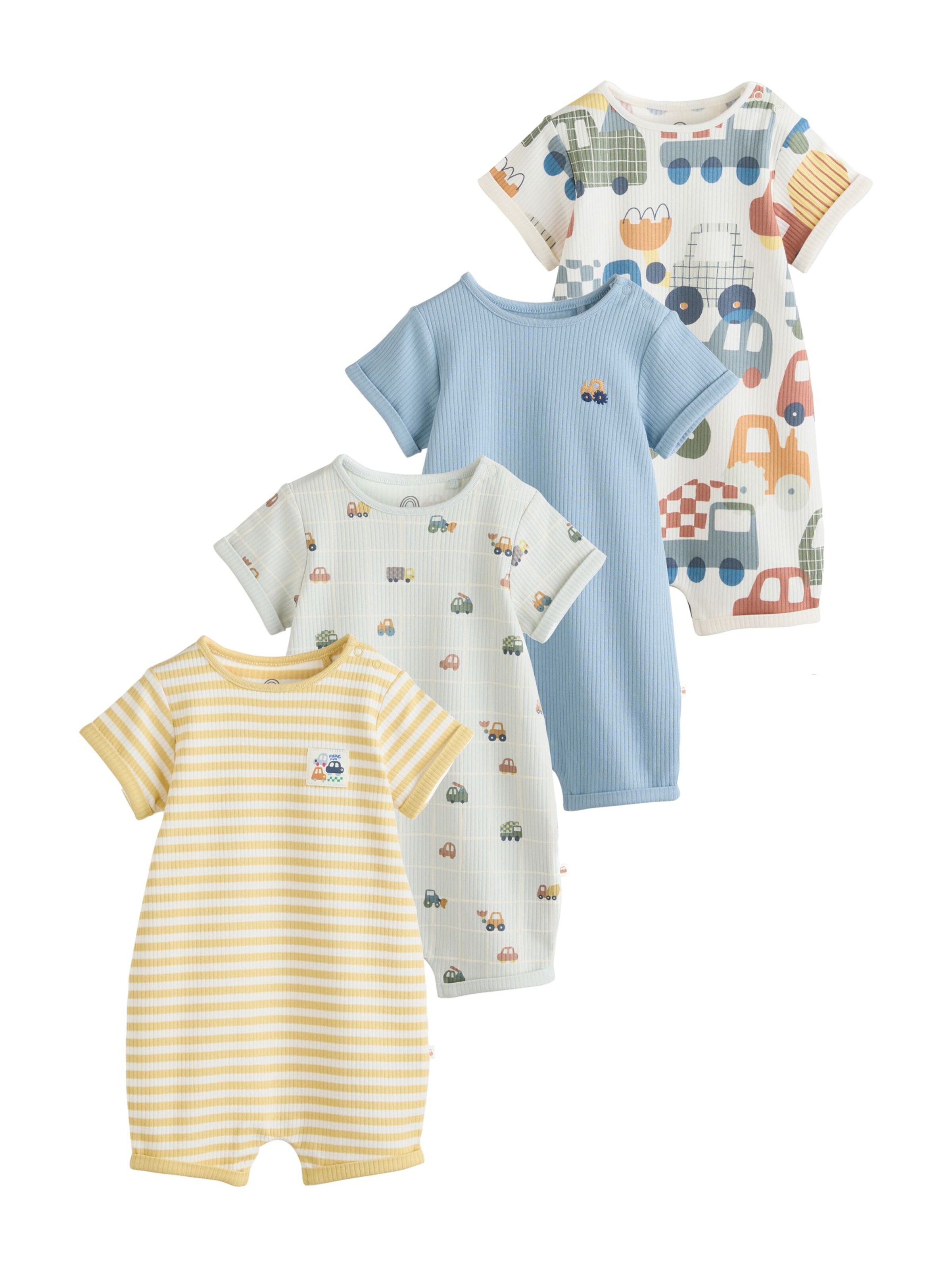 Next Romper/Bodysuit in Blue: front