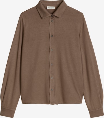Marc O'Polo Bluse in Braun: Vorderseite