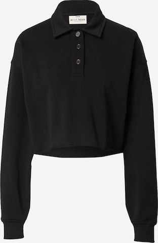 A LOT LESS Sweatshirt 'Leona' in Schwarz: predná strana