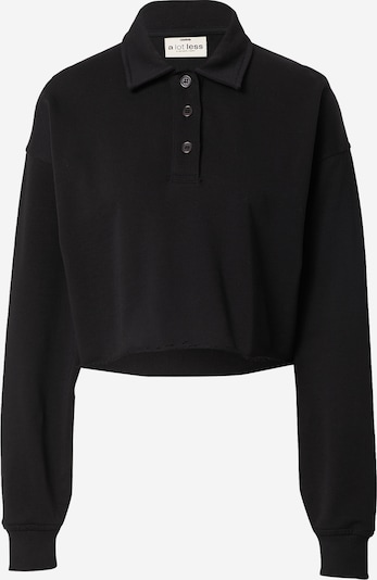 A LOT LESS Sweat-shirt 'Leona' en noir, Vue avec produit