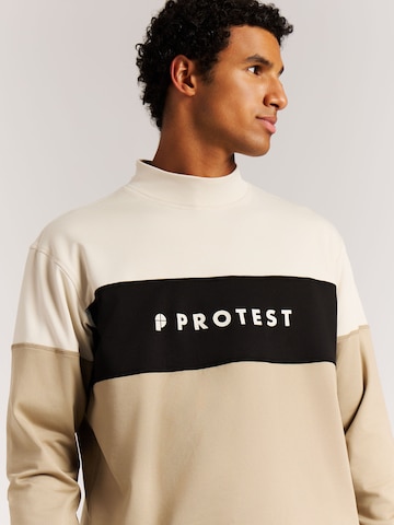 PROTEST Athletic Sweatshirt 'PRTLevin' in Brown