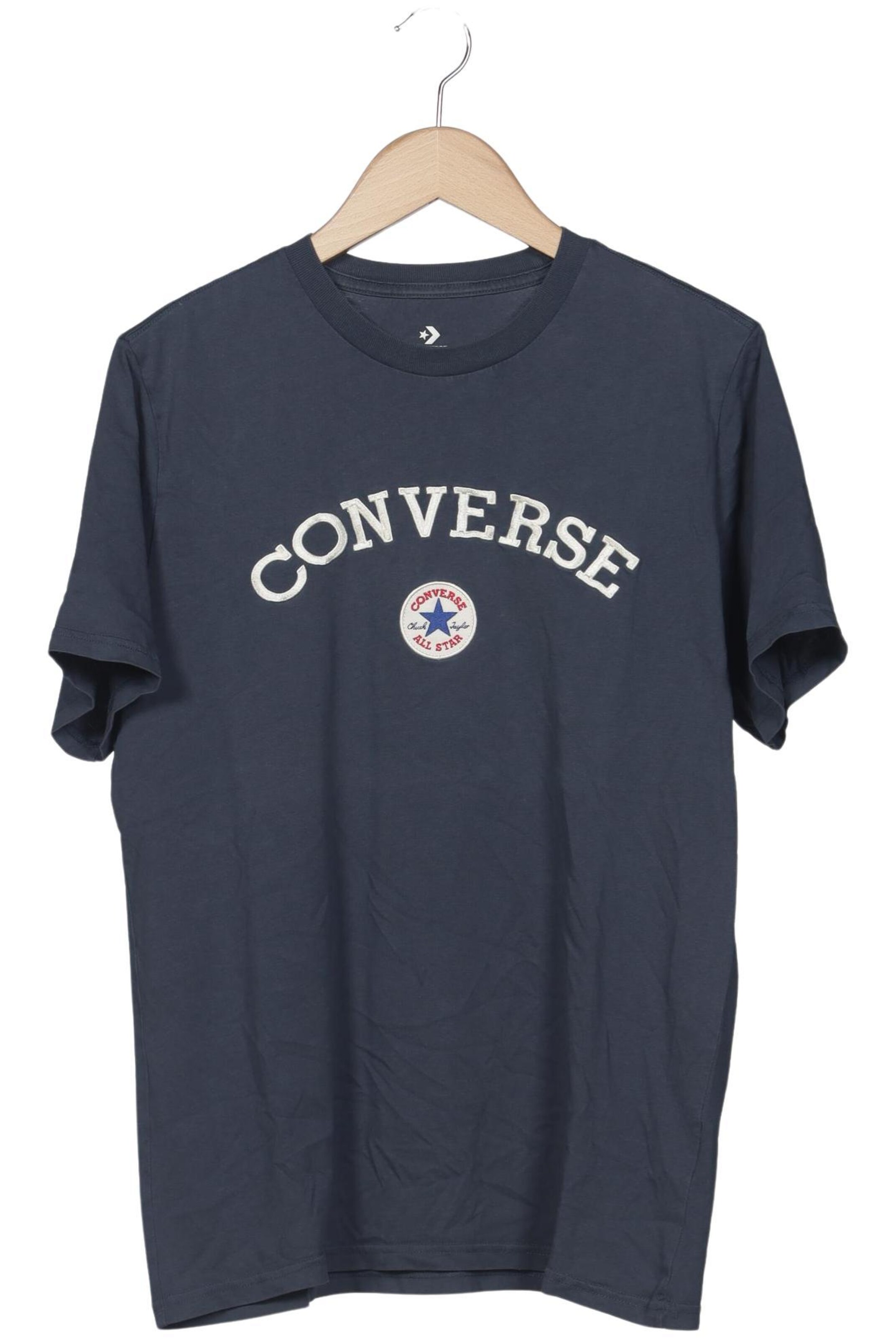 CONVERSE T-Shirt M in Blau: Vorderseite
