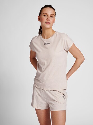 T-shirt fonctionnel Hummel en gris : devant