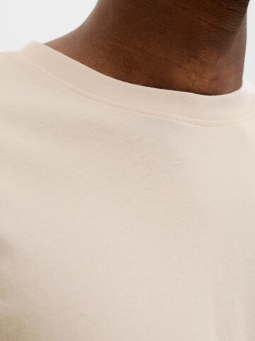JACK & JONES T-Shirt in Beige