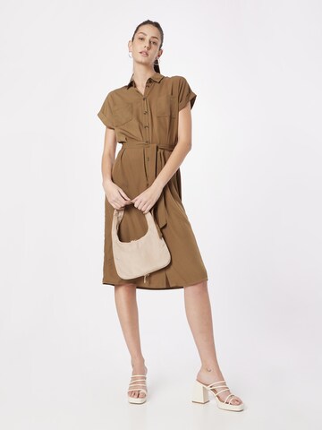 ONLY Shirt Dress 'ONLHannover' in Brown