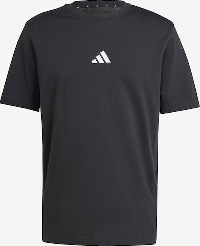 Sportiniai marškinėliai 'Essentials' iš ADIDAS SPORTSWEAR, spalva – juoda / balta, Prekių apžvalga