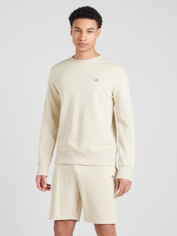 GANT Sweatshirt in Beige: predná strana