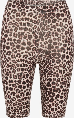 Kaffe Skinny Leggings 'Sally' in Beige: voorkant