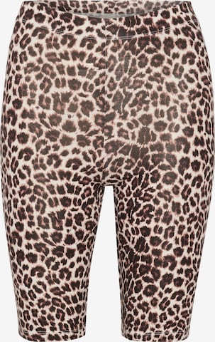 Kaffe - Skinny Leggings 'Sally' em bege: frente