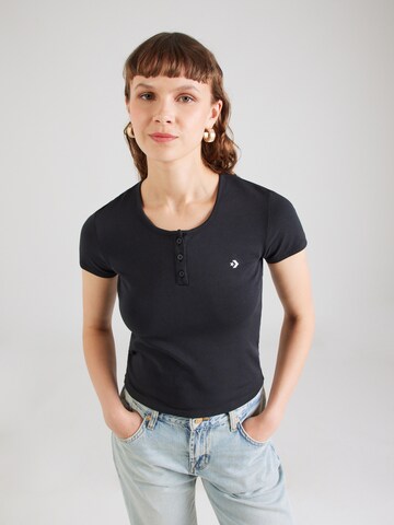 CONVERSE T-Shirt in Schwarz: Vorderseite