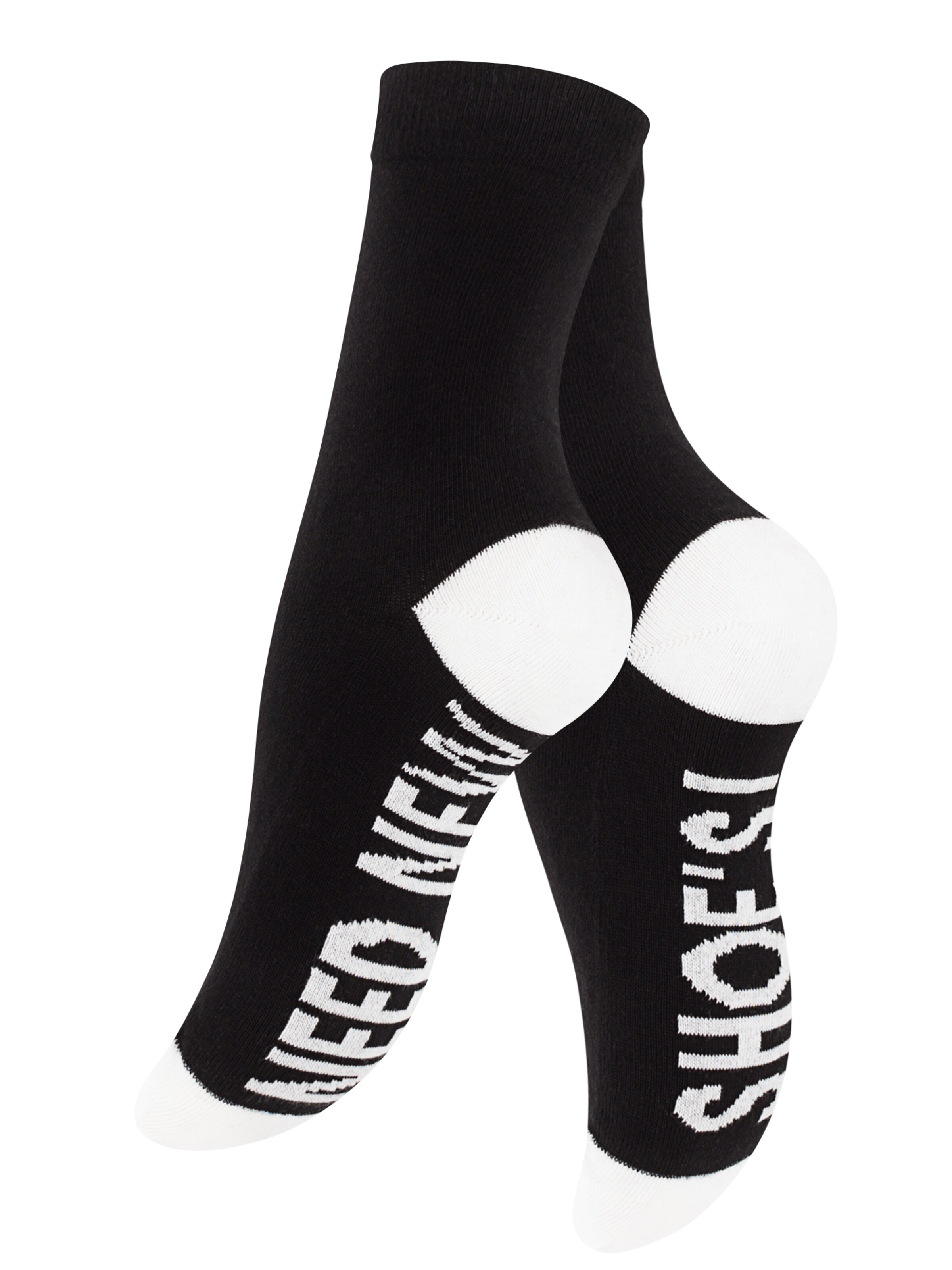 Calzino di Clark Crown in nero: frontale