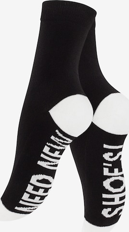 Chaussettes Clark Crown en noir : devant