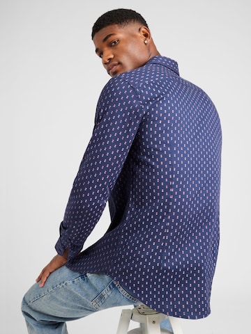 mėlyna ESPRIT Standartinis modelis Marškiniai