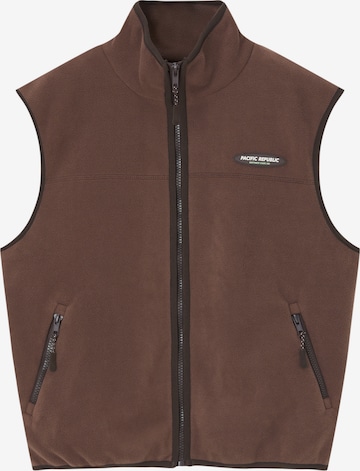 Pull&Bear Vest i brun: forside