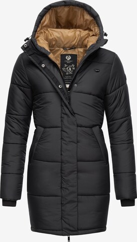 Manteau d’hiver 'Relive' Ragwear en noir : devant