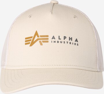 Casquette ALPHA INDUSTRIES en beige