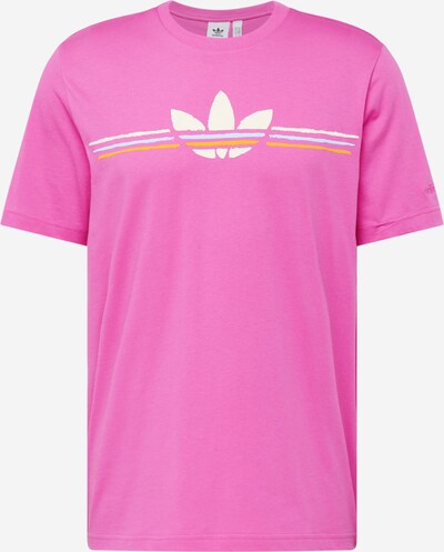 ADIDAS ORIGINALS T-Shirt '80s GFX' in hellblau / goldgelb / fuchsia / offwhite, Produktansicht